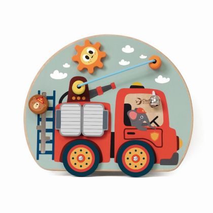 Edukační prkénko - labyrint hasiči dřevěný