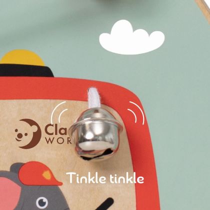 Edukační prkénko - labyrint hasiči dřevěný