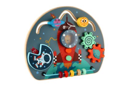 Edukační prkénko - labyrint vesmír dřevěný