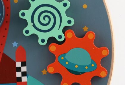 Edukační prkénko - labyrint vesmír dřevěný