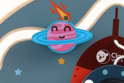 Edukační prkénko - labyrint vesmír dřevěný