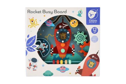 Edukační prkénko - labyrint vesmír dřevěný