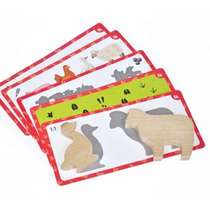 Farma - stavebnice dřevěná 17 dílků