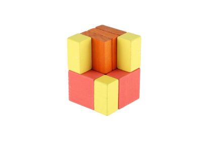 Hlavolam - stavebnice dřevo 10 dílků