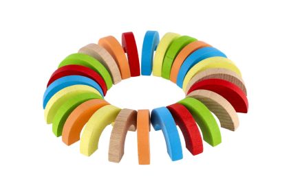 Mozaika - hra balanční dřevo 24 dílků