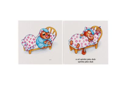 Albatros, Knížka leporelo - Když jde malý bobr spát