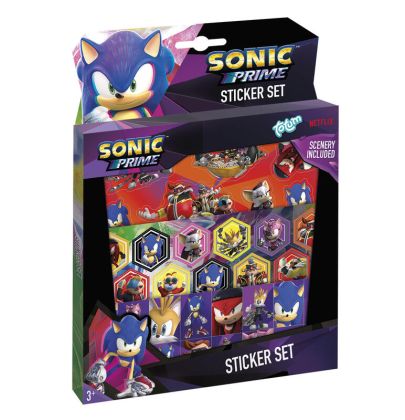 Sonic dárkový box se samolepkami