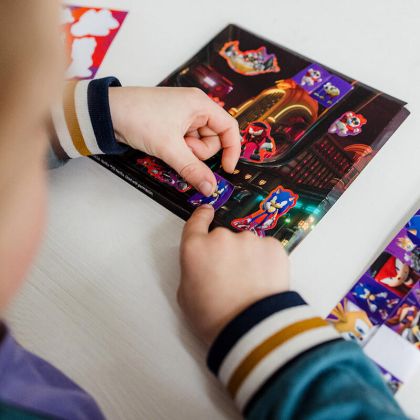 Sonic dárkový box se samolepkami