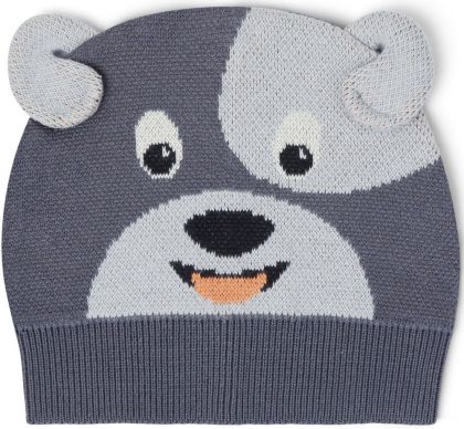 Dětská zimní čepice Affenzahn Beanie David Dog Grey