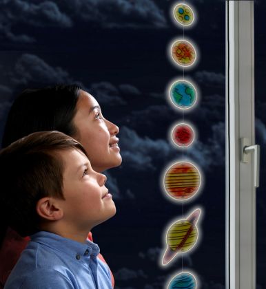 Brainstorm Sluneční dekorace do okna - Planety