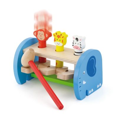 VIGA, Dřevěná zatloukačka se zvířátky