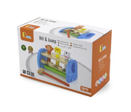 VIGA, Dřevěná zatloukačka se zvířátky