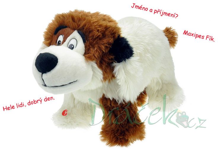 Maxipes Fík plyšový mluvící 35 cm