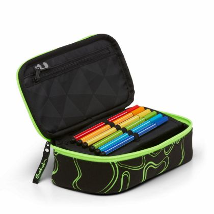 Studentský penál Ergobag Satch - Green Supreme