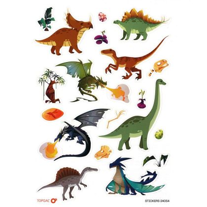 Samolepky Dino STICKERS 24054