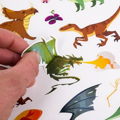 Samolepky Dino STICKERS 24054