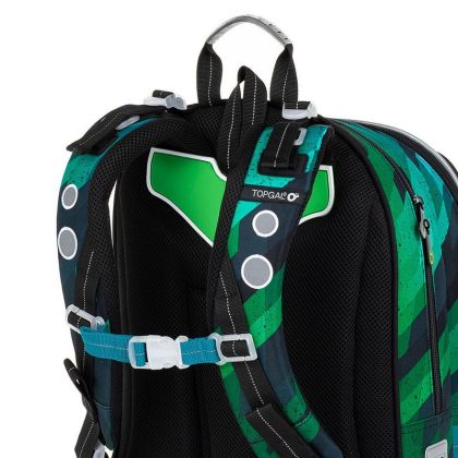 Školní batoh Topgal LYNN 23018 B zelenomodrý