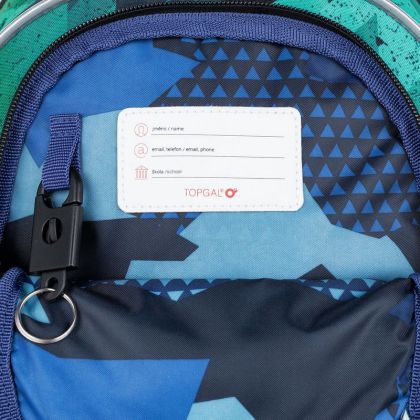 Školní batoh Topgal LYNN 23018 B zelenomodrý