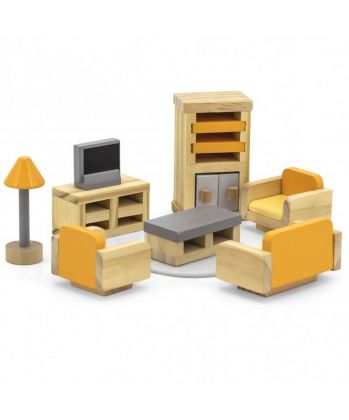 VIGA, Dřevěný obývací pokoj