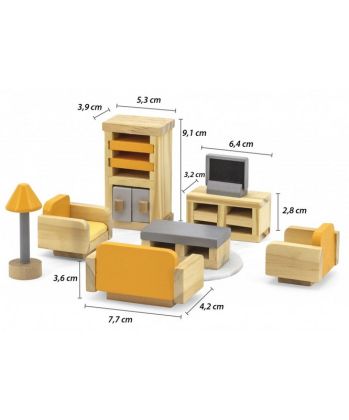 VIGA, Dřevěný obývací pokoj