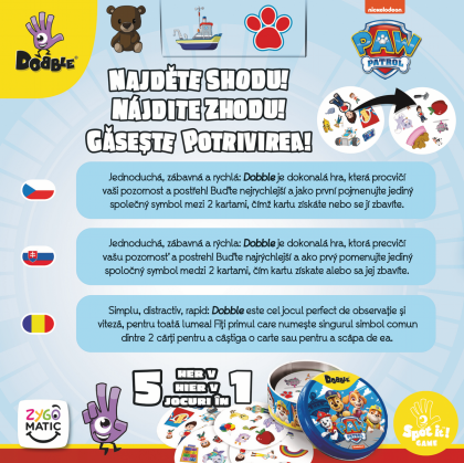 Asmodee Stolní hra Dobble Paw Patrol