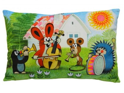 Polštář Krtek 45x30 cm, kapela
