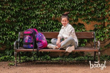 BAAGL Školní batoh Skate Galaxy