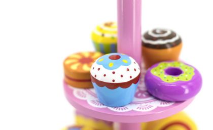 VIGA, Dřevěné dortíky se stojanem