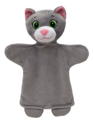 Kočka s ťapkami, 26cm, zvukový maňásek