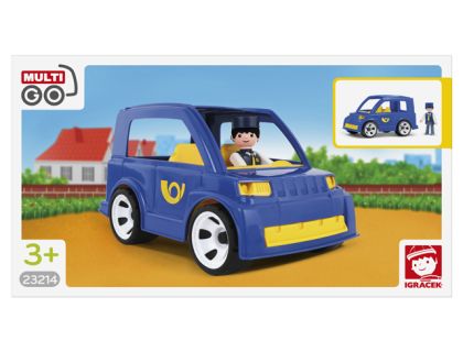 Efko IGRÁČEK MULTIGO – Poštovní auto s pošťákem