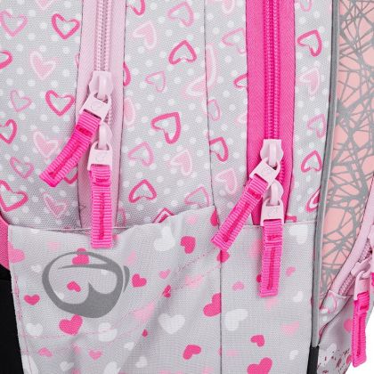 BAGMASTER, Školní tříkomorový batoh BETA 22 B - Panda
