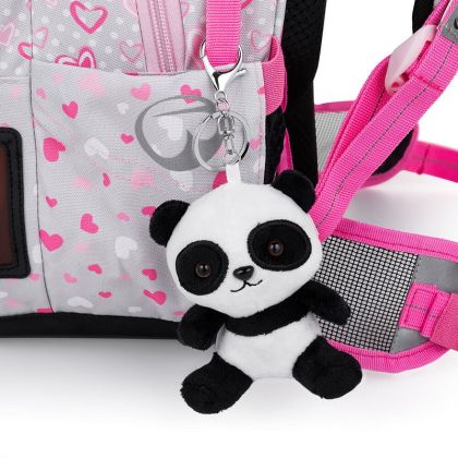 BAGMASTER, Školní tříkomorový batoh BETA 22 B - Panda