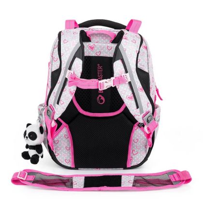 BAGMASTER, Školní tříkomorový batoh BETA 22 B - Panda
