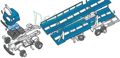 Stavebnice Monti MS 19 Autotransport