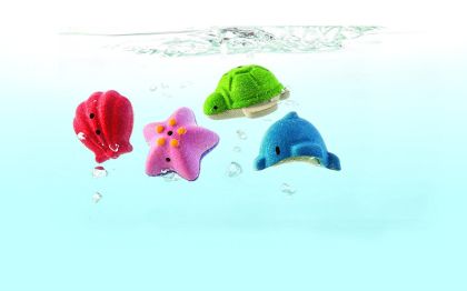 Plan Toys, Koupelová sada - Mořský život