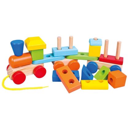 Bino vláček s 2 vagóny