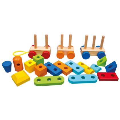 Bino vláček s 2 vagóny