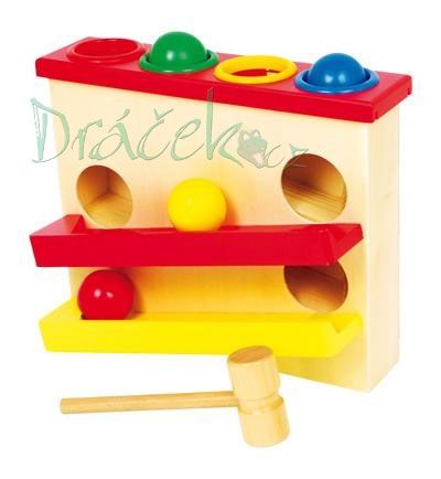 Kuličková dráha s kladívkem