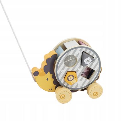 VIGA, Dřevěná tahačka a vkládačka ježek