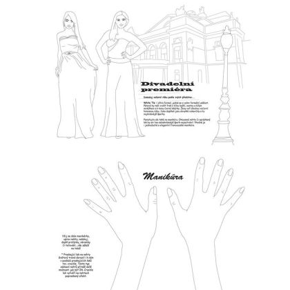 Vystřihovánky Škola módy - Do společnosti