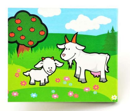 Knížka Leporelo Moje první zvířátka 13,5x11x1,5cm od 24 měsíců MPZ