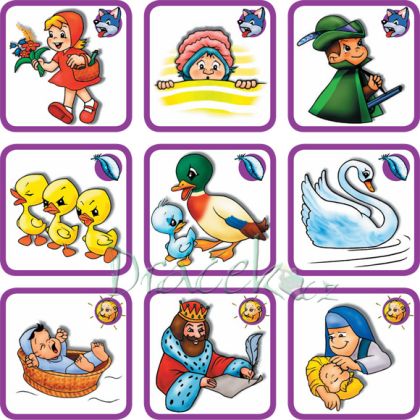 Pexetrio - Z pohádky do pohádky 36 dílků