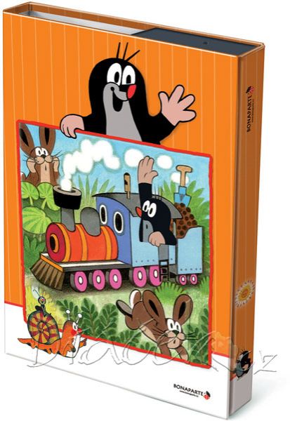Box na sešity - A4 - Krteček oranžový