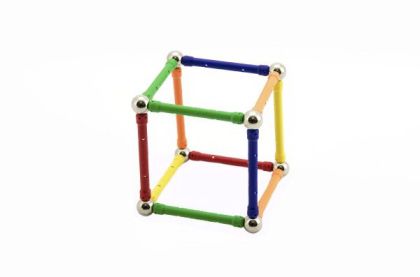 Magnetická stavebnice 99ks v krabici 28x19x5cm