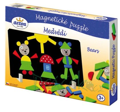 Magnetické puzzle Medvědi