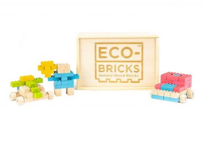 Eco-bricks Sada 109 barevných kostek