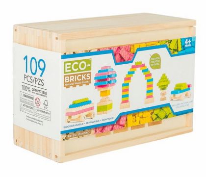 Eco-bricks Sada 109 barevných kostek