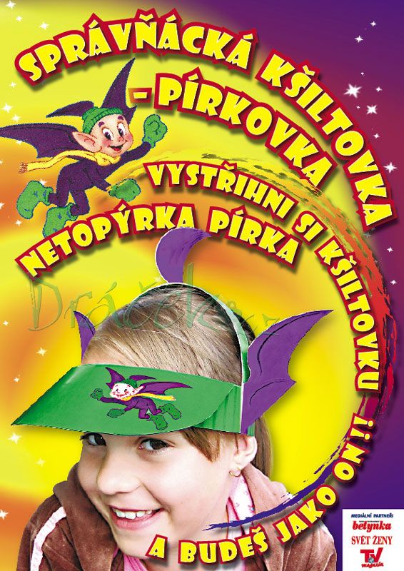Čepice Netopýrka Pírka