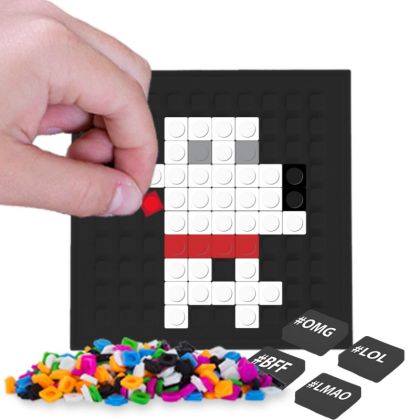 PIXIE CREW nalepovací panel čtverec Černý