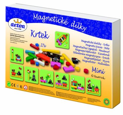 Detoa, Magnetické dílky krtek mini